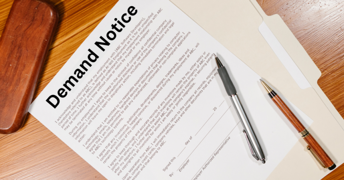 Demand Notice under the Insolvency and Bankruptcy Code, 2016 A Comprehensive Legal Analysis