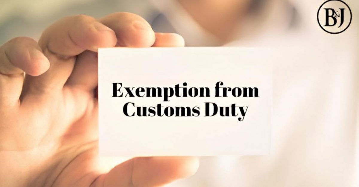 Customs Duty Exemptions in India: Legal Framework and Regulatory Guidelines