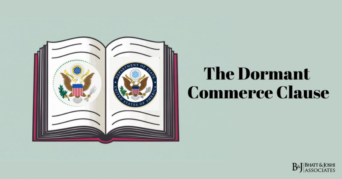 The Dormant Commerce Clause