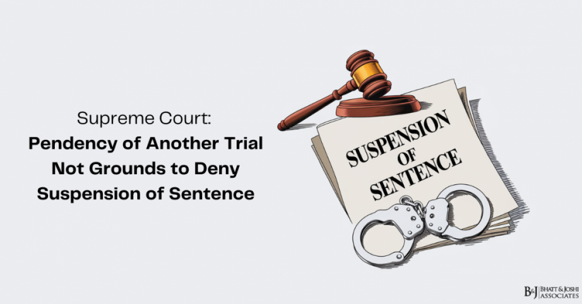 Supreme Court on Suspension of Sentence: Pendency of Another Trial Not Grounds to Deny Suspension