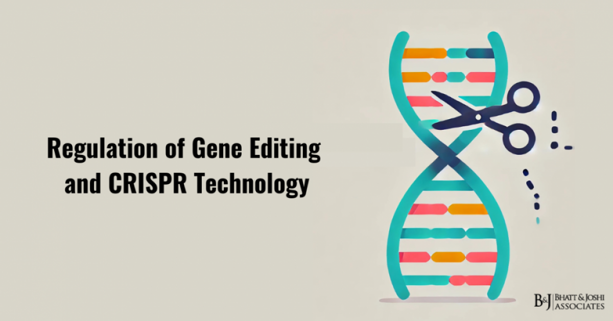 Regulation of Gene Editing and CRISPR Technology