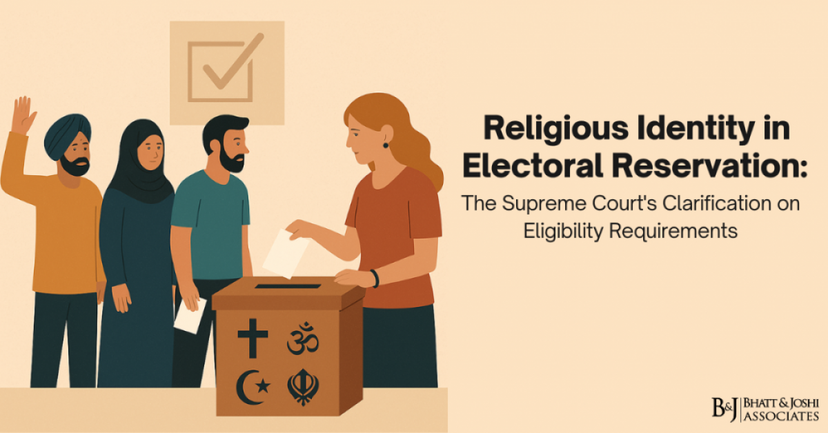 Religious Identity in Electoral Reservation: The Supreme Court's Clarification on Eligibility Requirements